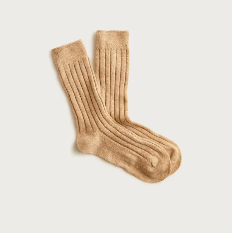 Cashmere-blend trouser socks