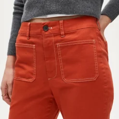 Charley kickout cropped pant in chino