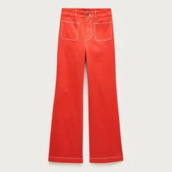 Charley kickout cropped pant in chino