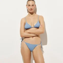 Cheeky scrunchie string bikini bottom