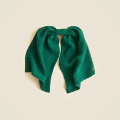 Chiffon bow clip