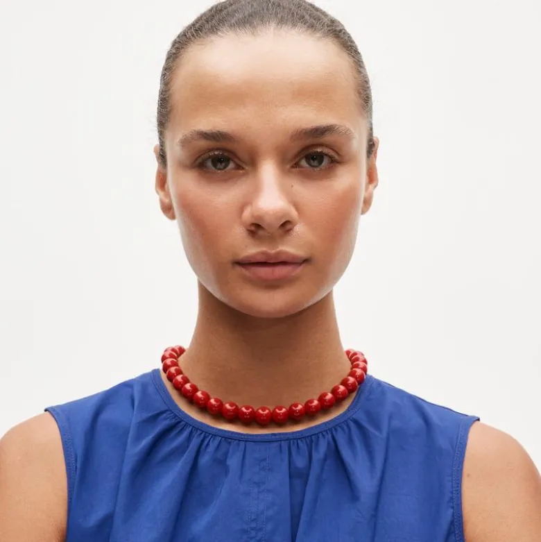 Chunky beaded necklace