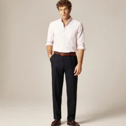 Classic creased wool trouser
