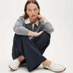 Classic loafers in snake-embossed leather