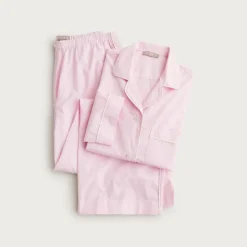 Classic pajama pant set in end-on-end cotton