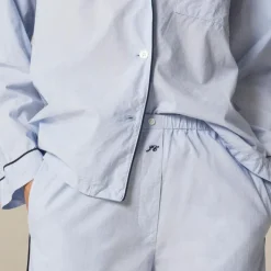Classic pajama pant set in end-on-end cotton