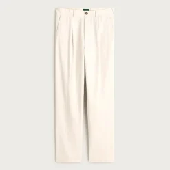 Classic-fit pleated 14-wale corduroy trouser
