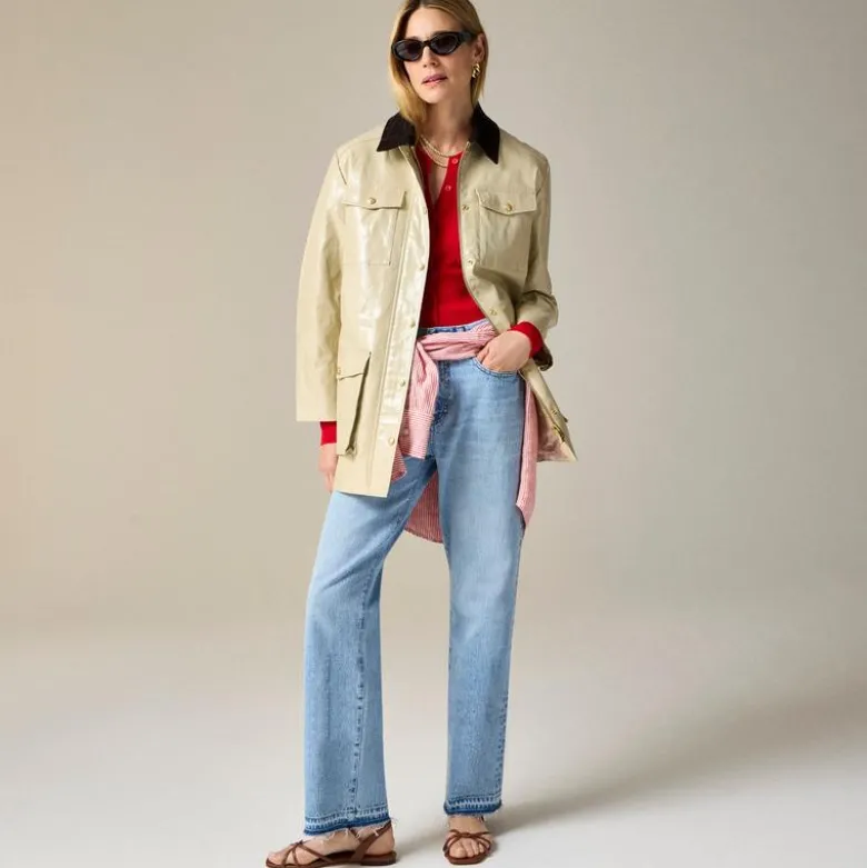 Collection Barn Jacket™ in laminated linen