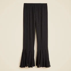 Collection beaded Cosmo pant with flounce hem