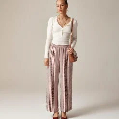 Collection cropped Stratus pant with sequins