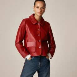 Collection lady jacket in pony hair