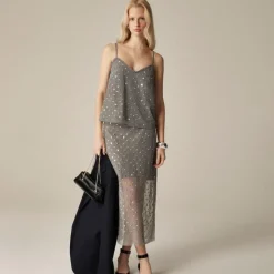 Collection ruffle-trim camisole with embellishments