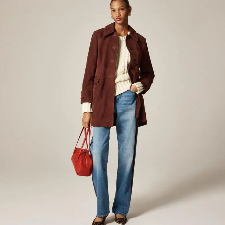 Collection Salon coat in suede
