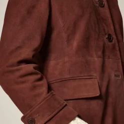 Collection Salon coat in suede