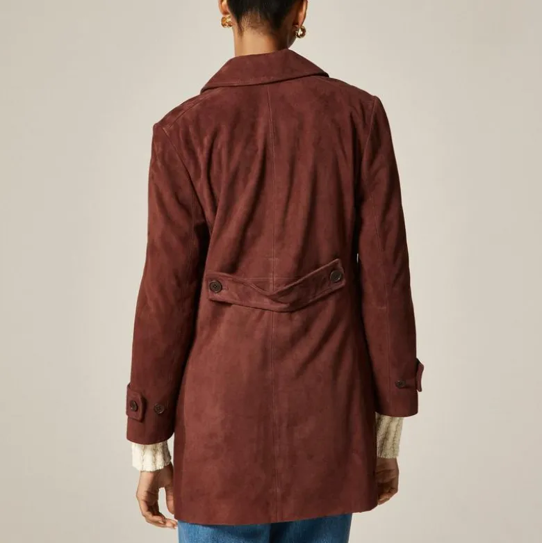 Collection Salon coat in suede