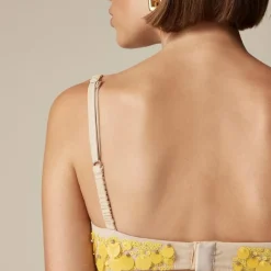 Collection sequin-embellished bra top