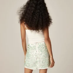 Collection teardrop sequin mini skirt