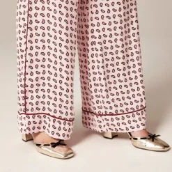 Cosmo cuffed pant in paisley print