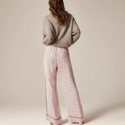 Cosmo cuffed pant in paisley print