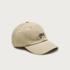 Cotton canvas cap with embroidery