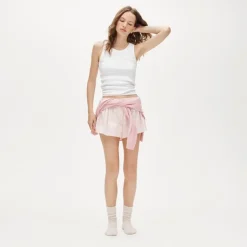 Cotton poplin boxer short in stripe