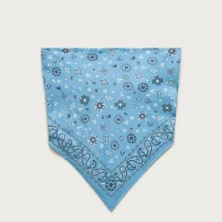 Cotton voile bandana top in paisley print