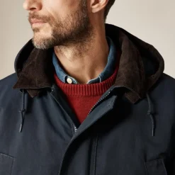 Country jacket with removable hood and PrimaLoft®