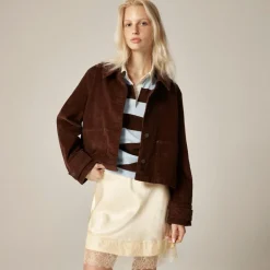 Cropped Barn Jacket™ in corduroy