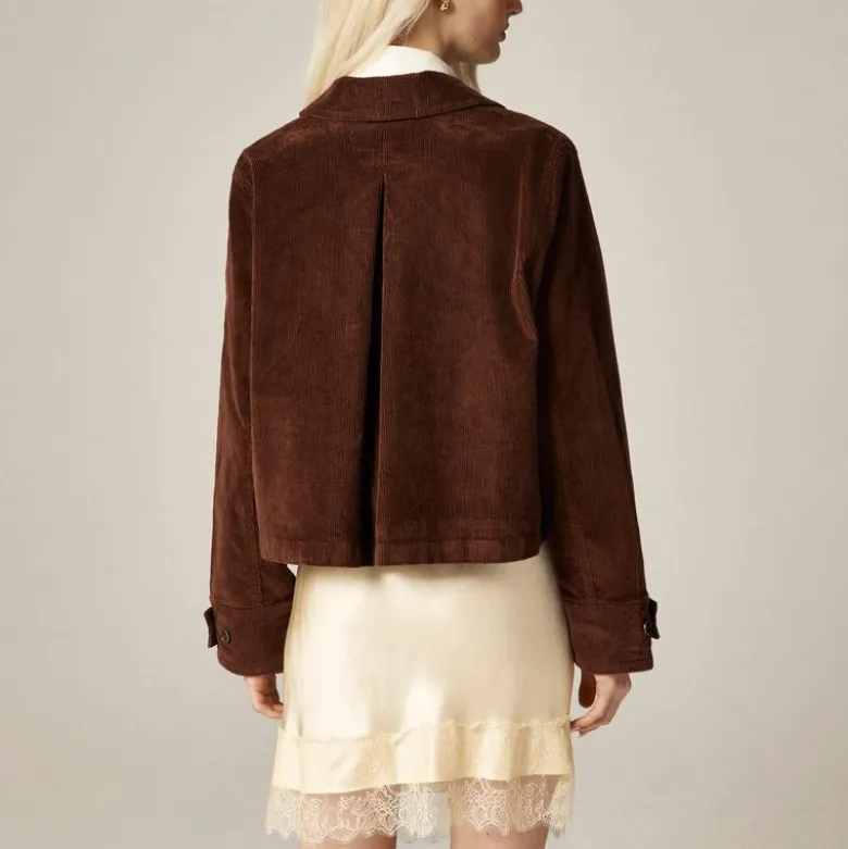 Cropped Barn Jacket™ in corduroy