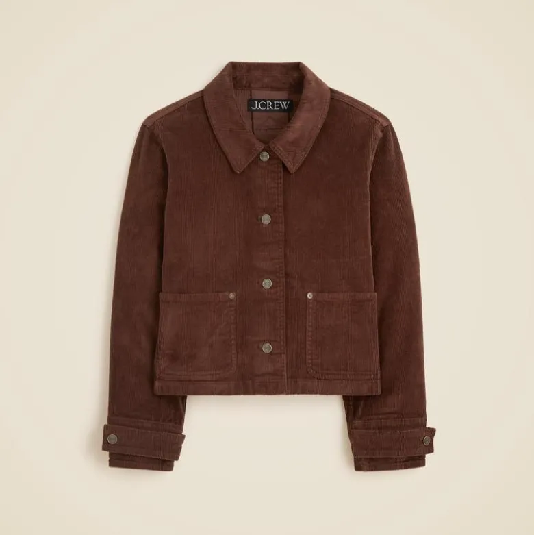 Cropped Barn Jacket™ in corduroy