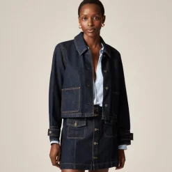 Cropped Barn Jacket™ in denim