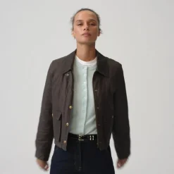 Cropped Barn Jacket™ in ripstop cotton