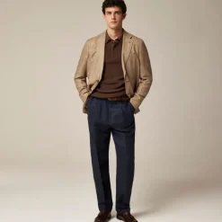 Crosby Classic-fit blazer in English wool-linen blend