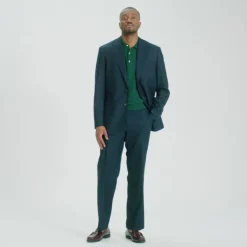 Crosby Classic-fit suit jacket in Italian worsted wool