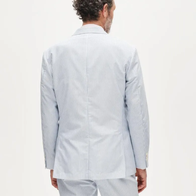 Crosby Classic-fit suit jacket in Portuguese cotton oxford