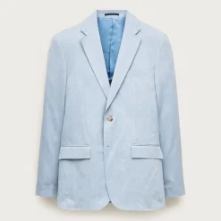 Crosby Classic-fit suit jacket in Baird McNutt Irish cotton-linen blend
