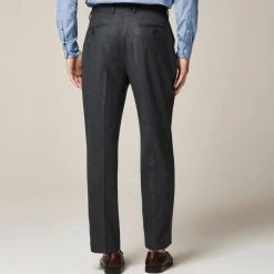 Crosby Classic-fit suit pant in Italian wool flannel