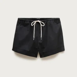 Cruise drawstring short in cotton poplin