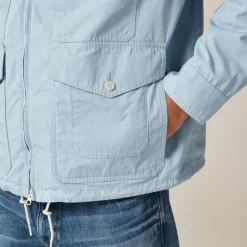 Cruiser jacket in cotton poplin