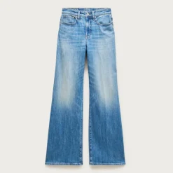 Curvy denim trouser jean