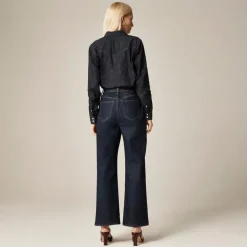 Curvy slim-wide jean