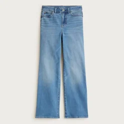 Curvy slim-wide jean