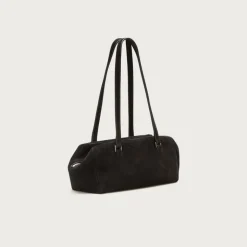 Delphine shoulder bag in suede