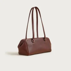 Delphine shoulder bag in novelty leather
