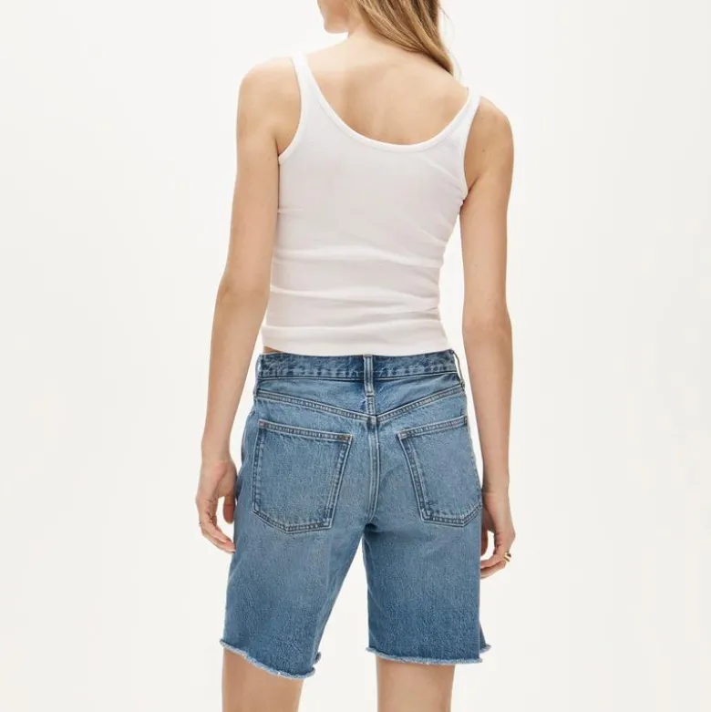 Denim bermuda short