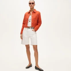 Denim bermuda short