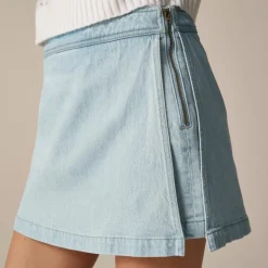 Denim skort