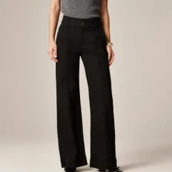Denim trouser jean with stacked buttons