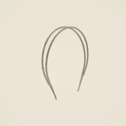 Double crystal headband