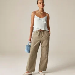 Drapey ruffle camisole in chiffon
